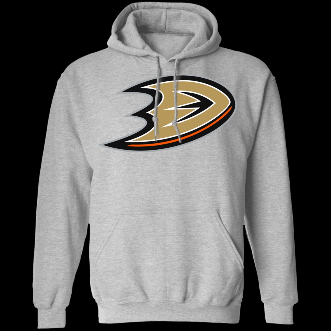 Anaheim Ducks Pullover Unisex Hoodie-Sport Grey