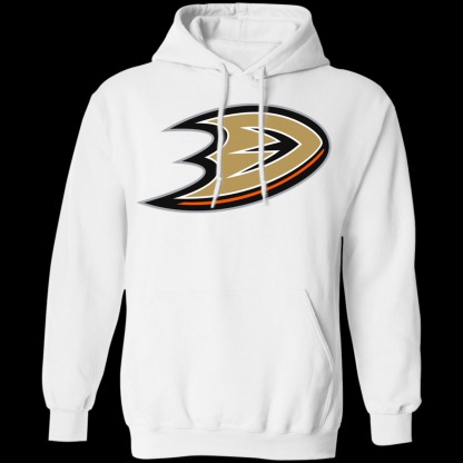 Anaheim Ducks Pullover Unisex Hoodie-White