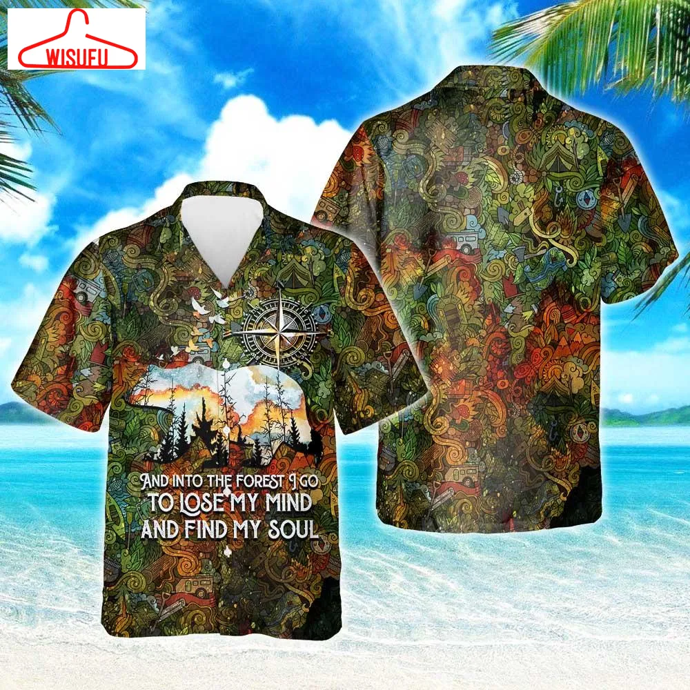 And Into The Forest I Go Camping Hawaiian Shirt Thh3165hwv1, New Hawaiian Holiday Outfits, New Fashion Gifts