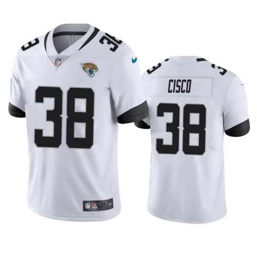 Andre Cisco Jacksonville Jaguars 38 White Vapor Jersey