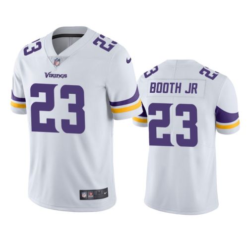 Andrew Booth Jr-- 23 Minnesota Vikings White Vapor Jersey