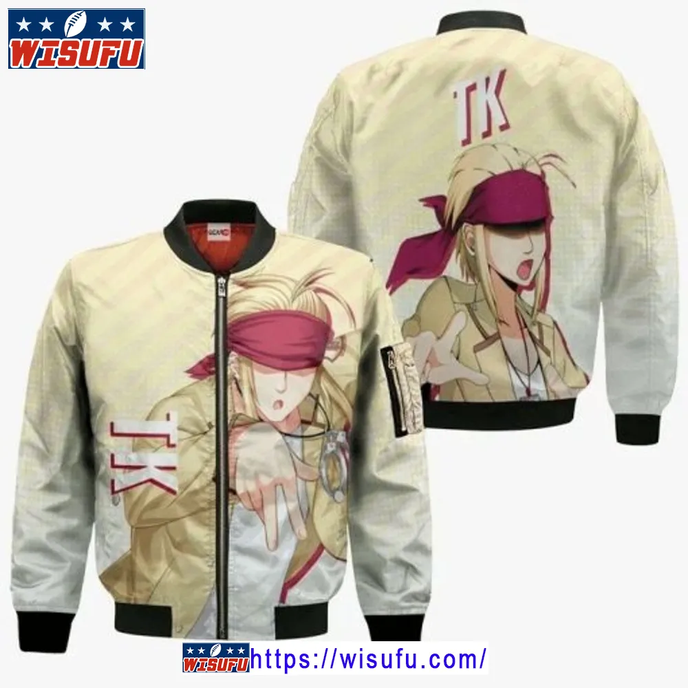 Angel Beats Tk Anime Manga 3d Bomber Jacket