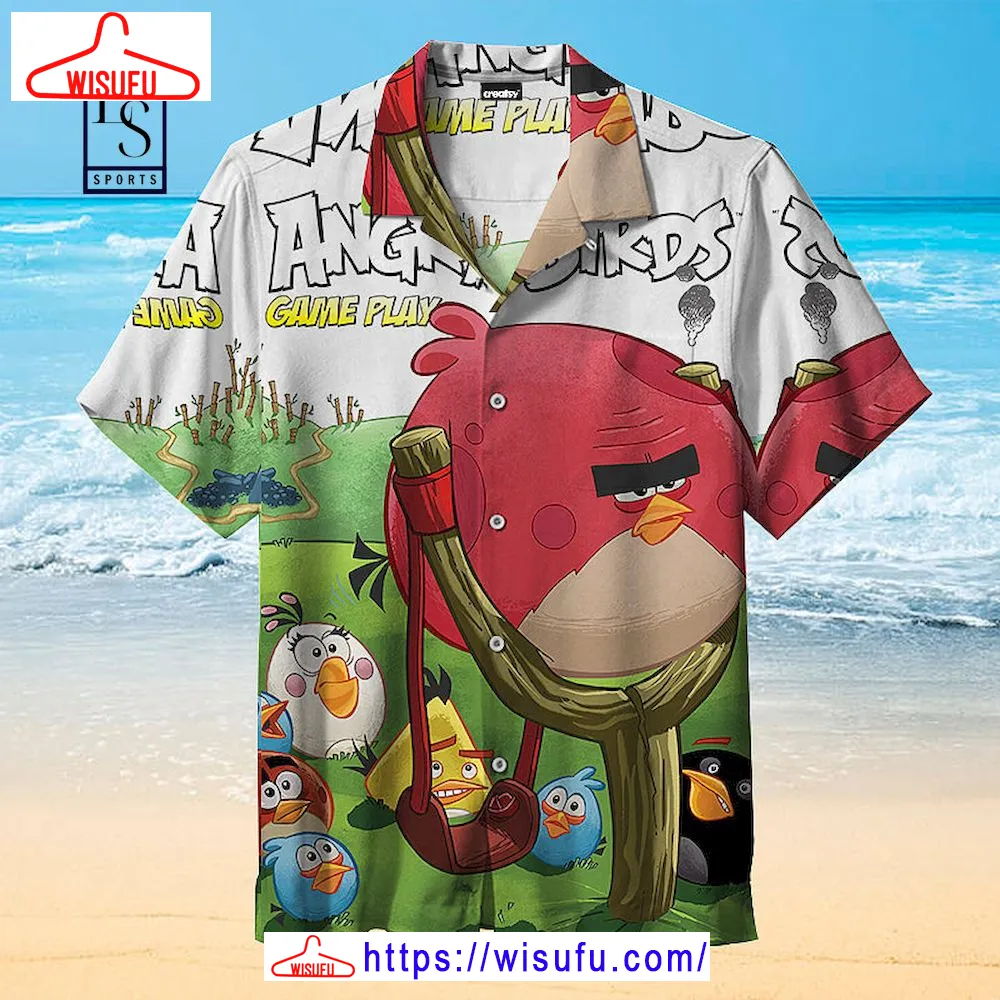 Angry Birds Game Play Hawaiian Shirt, New Fashion Gifts