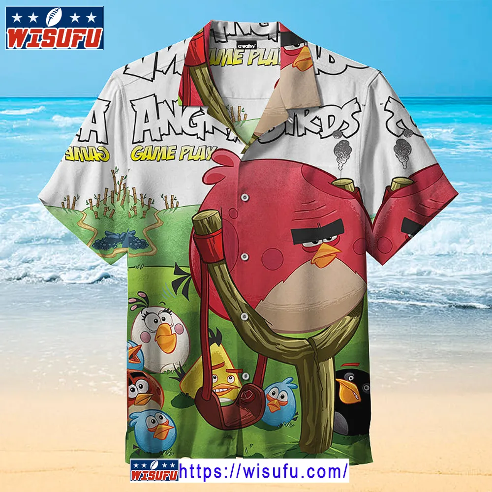 Angry Birdsâgame Play -universal Hawaiian Shirt