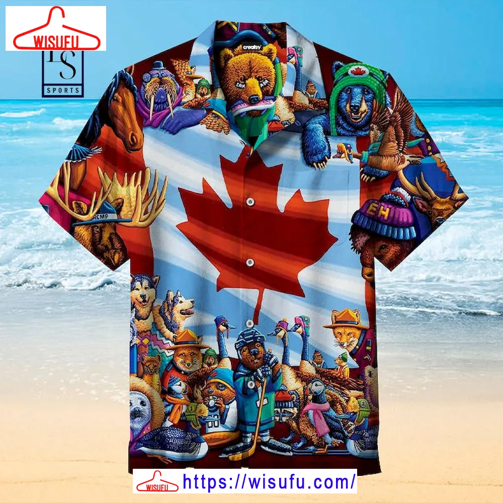 Animals Of Canada Hawaiian Shirt, New Fashion Gifts