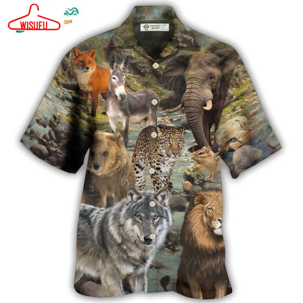 Animals The Beauty Of Animals Hawaiian Shirt- Wisufu Aloha