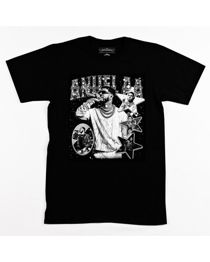 Anuel AA Portraits Retro Tee - Black