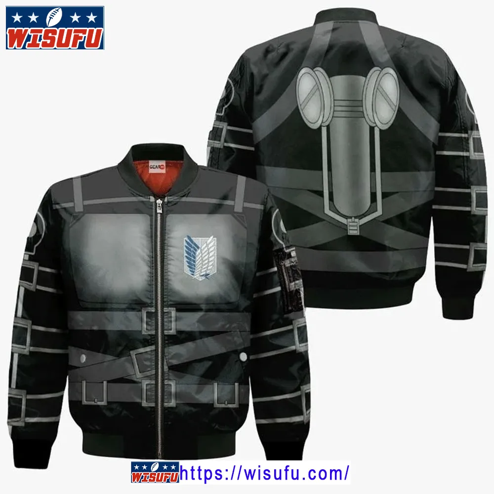 Aot New Suit Anime Manga Shingeki No Kyojin Attack On Titan Bomber Jacket