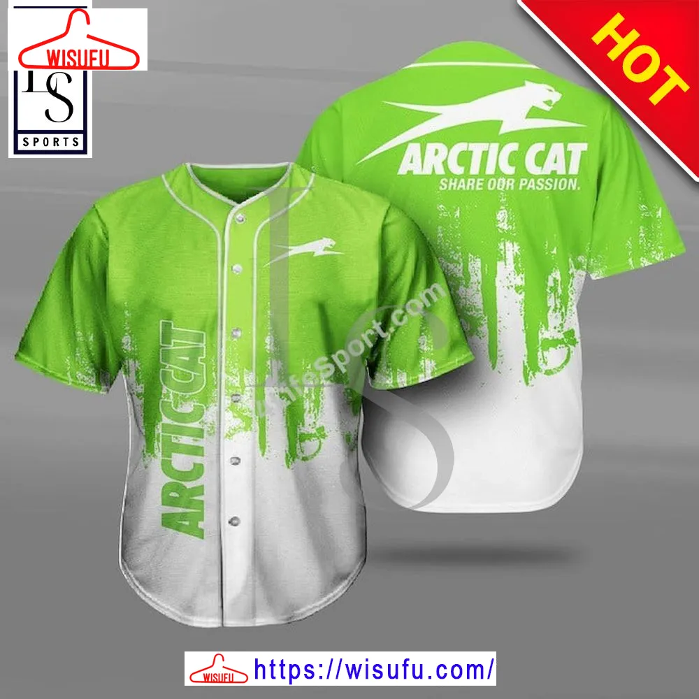 Arctic Cat Racing Baseball Jersey 3d, New Fashion Gifts