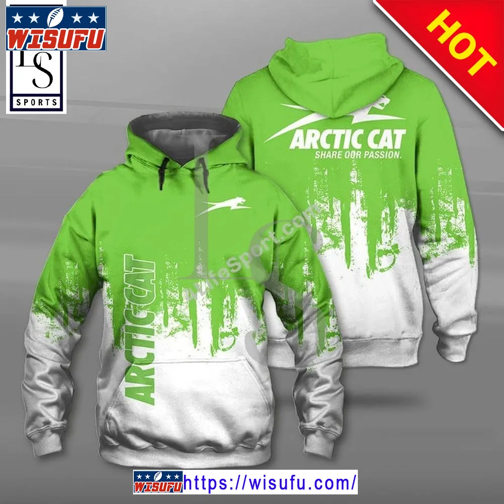 Arctic Cat Racing Hoodie 3d