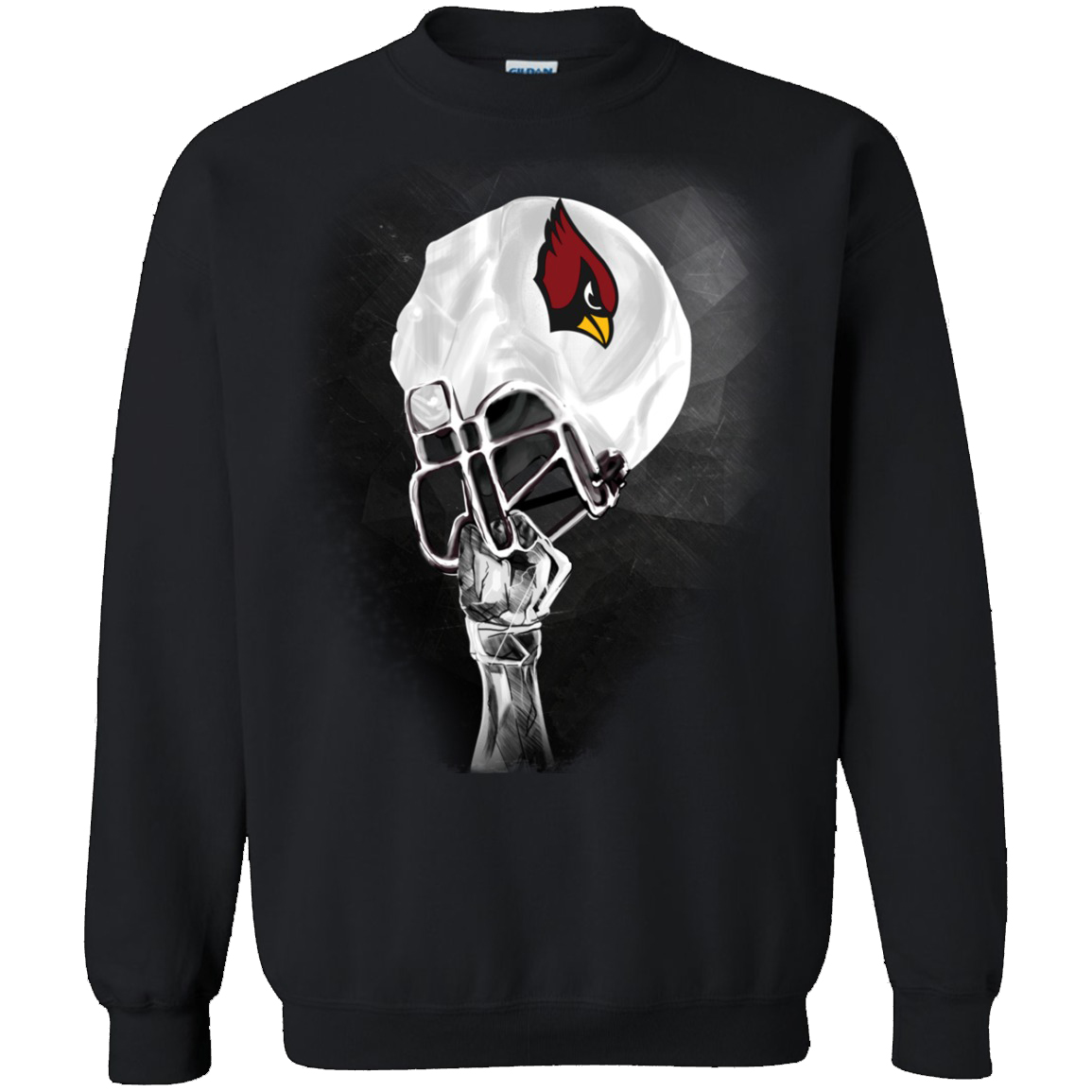 Arizona Cardinals â Rising Helmet Unisex Sweatshirt