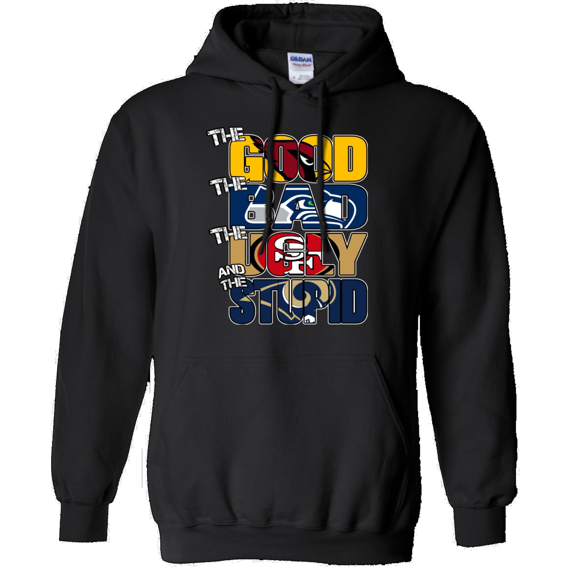 Arizona Cardinals â The Good The Bad The Ugly And The Stupid Unisex Hoodie