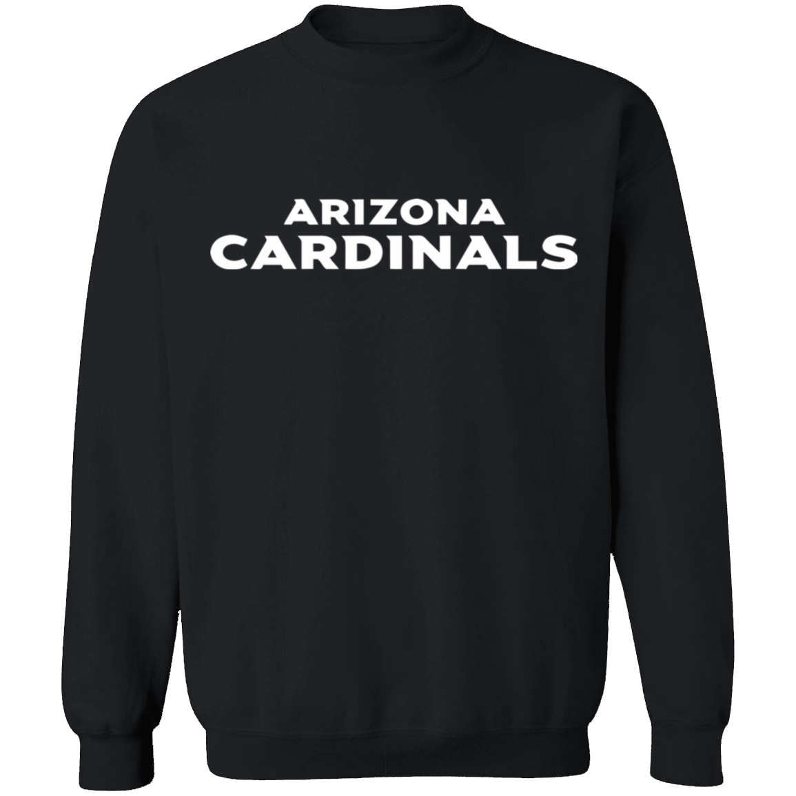 Arizona Cardinals Crewneck Unisex Sweatshirt-Black