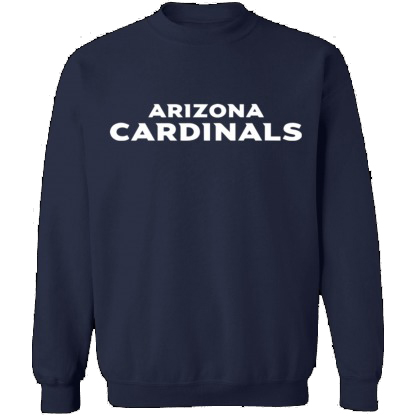 Arizona Cardinals Crewneck Unisex Sweatshirt-Navy