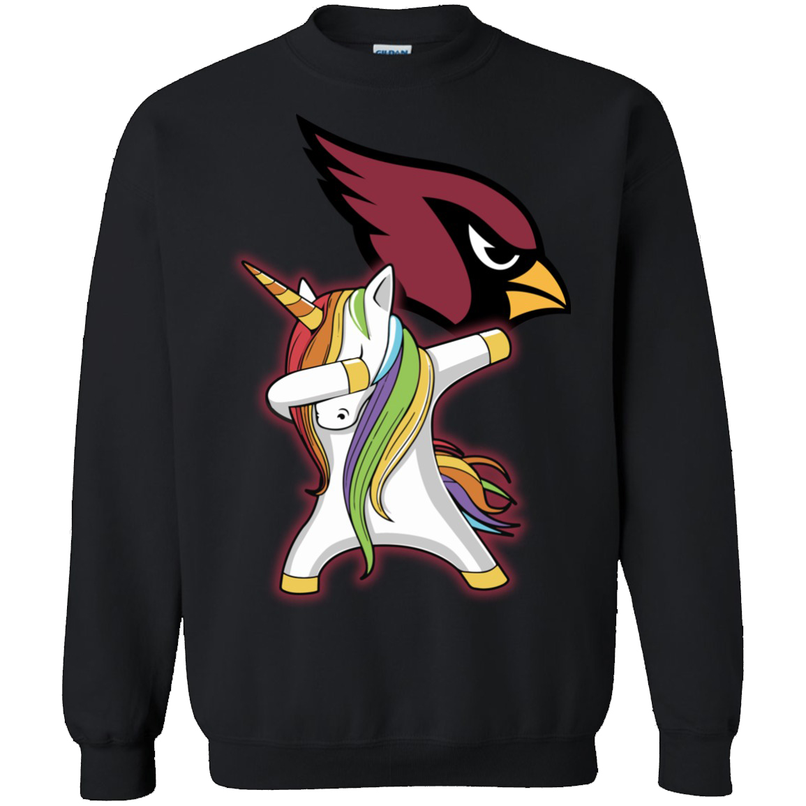 Arizona Cardinals Footballl Dabbing Unicorn Unisex Sweatshirt