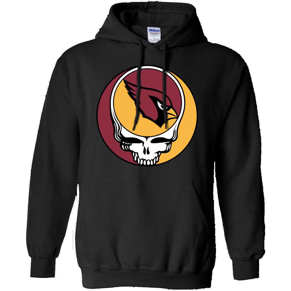 Arizona Cardinals Footballl Grateful Dead Steal Your Face Unisex Hoodie