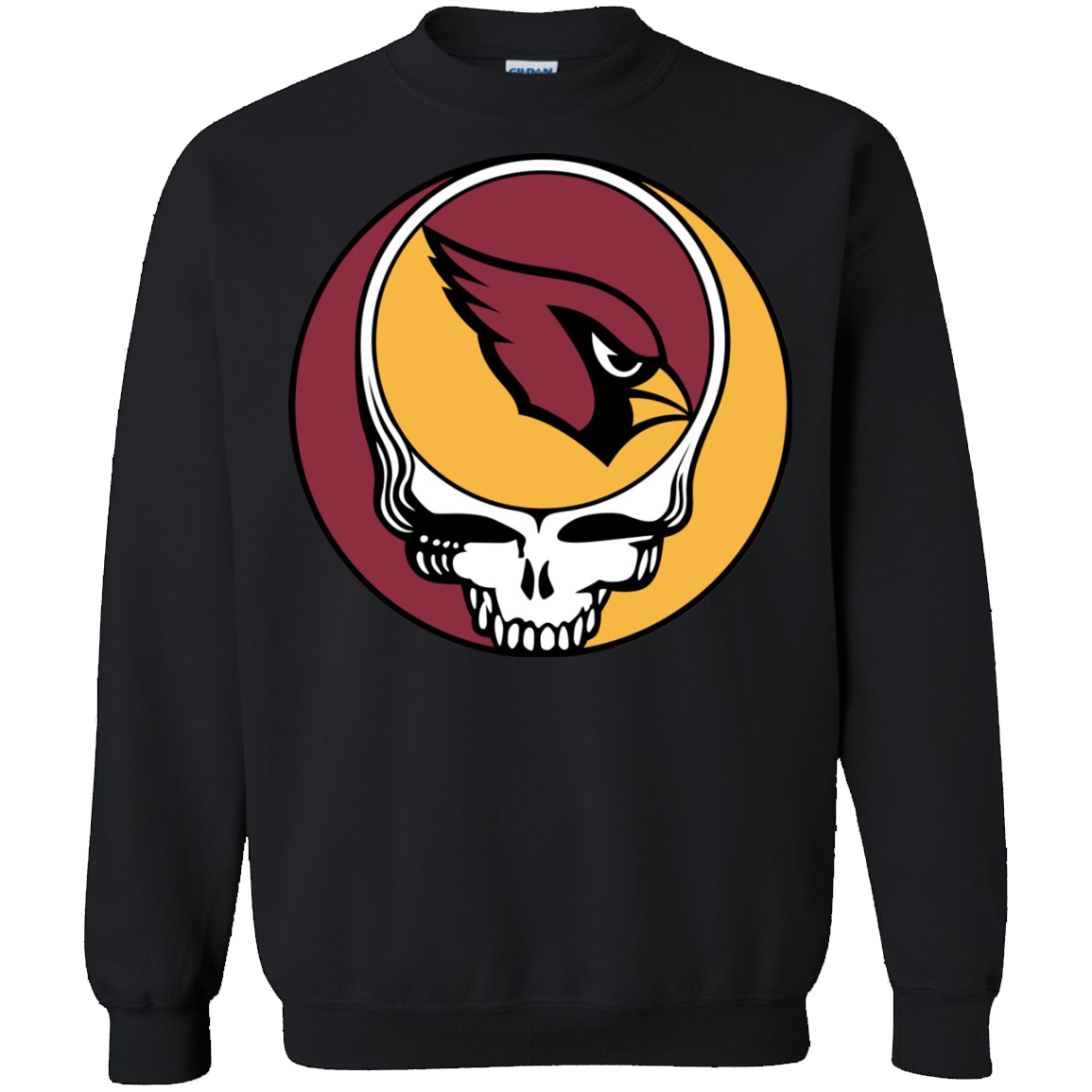 Arizona Cardinals Footballl Grateful Dead Steal Your Face Unisex Sweatshirt