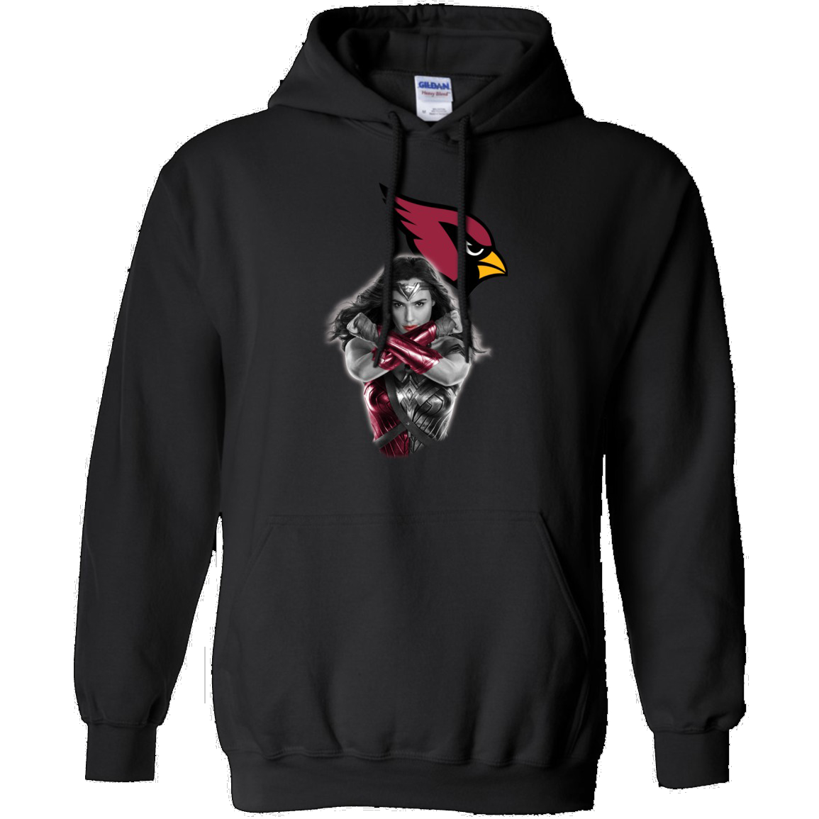 Arizona Cardinals Footballl Wonder Woman Unisex Hoodie