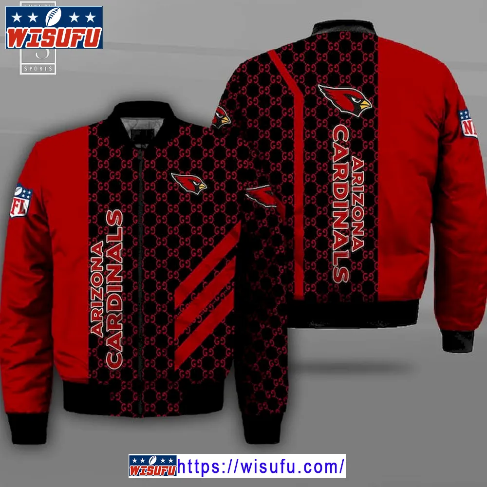 Arizona Cardinals Gucc.i NF.L Bomber Jacket