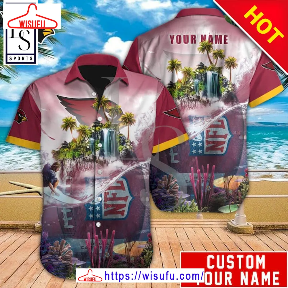 Arizona Cardinals Island Personalized Hawaiian Shirt, New Fashion Gifts