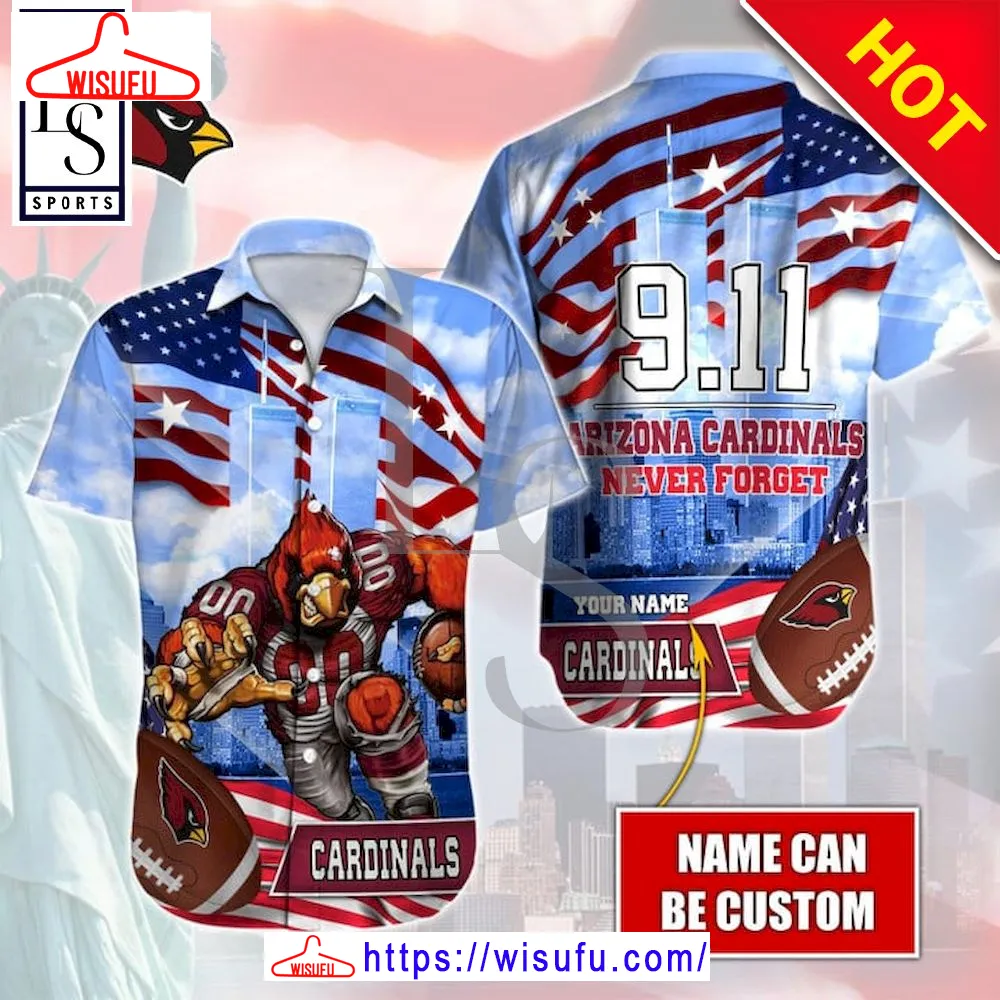 Arizona Cardinals Never Forget 911 Hawaiian Shirt, New Fashion Gifts