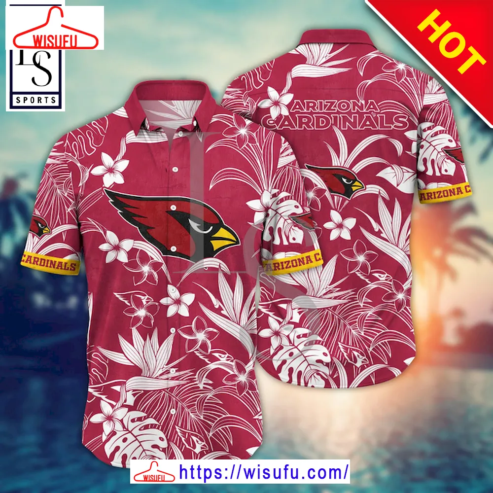 Arizona Cardinals Nfl Summer Flower Aloha Hawaii Shirt, New Fashion Gifts