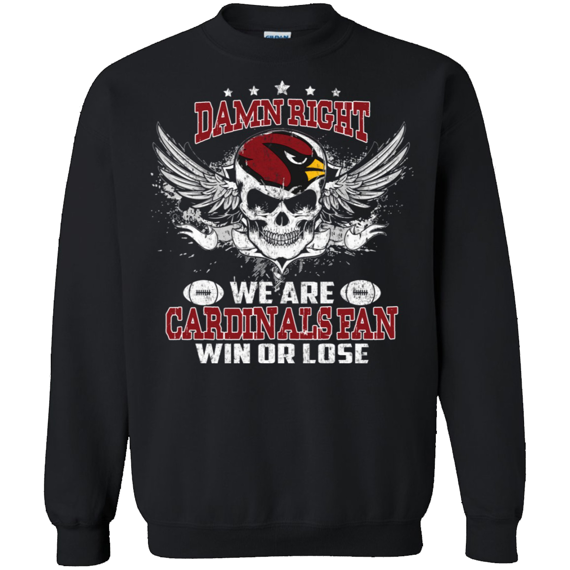 Arizona Cardinals Shirts Fan Win Or Lose Unisex Sweatshirt