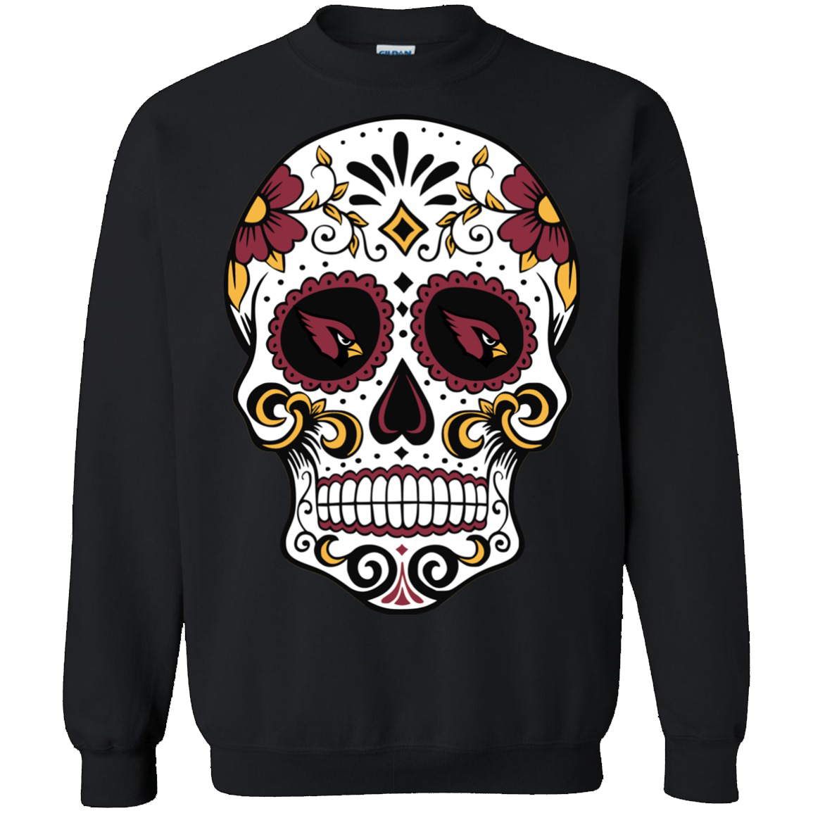 Arizona Cardinals Sugar Skull Unisex Sweatshirt