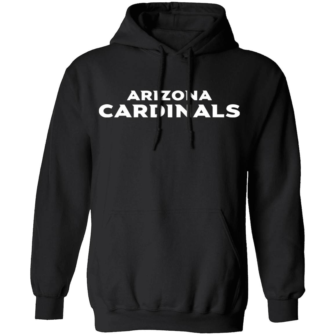 Arizona Cardinals Unisex  Pullover Hoodie-Black