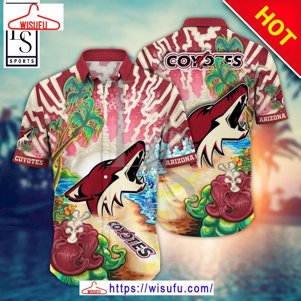 Arizona Coyotes Aloha Island Hawaii Shirt, New Fashion Gifts