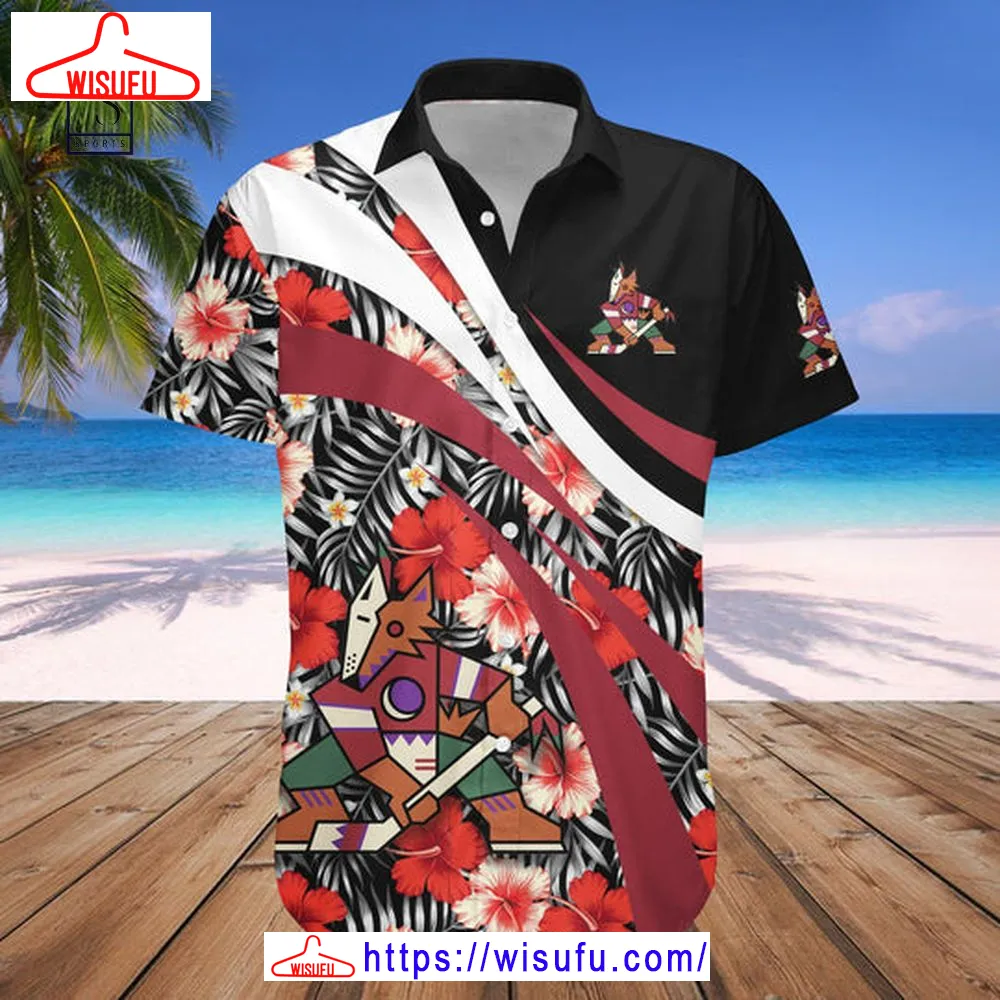 Arizona Coyotes Nh-l Hawaii Shirt Hibiscus Sport Style, New Fashion Gifts