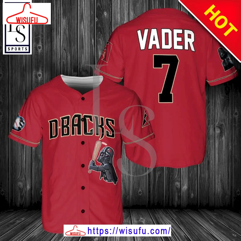 Arizona Diamondbacks Darth Vader Baseball Jersey, New Fashion Gifts