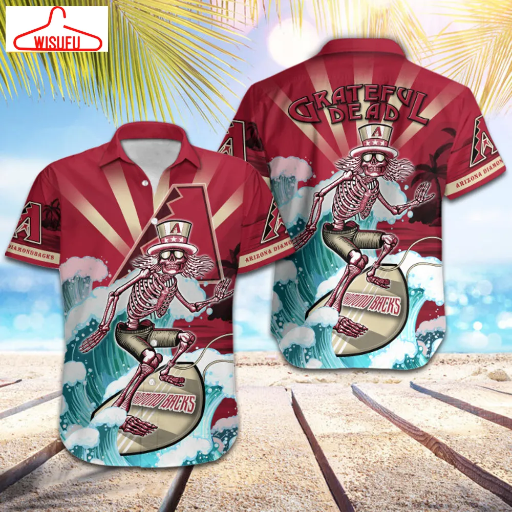 Arizona Diamondbacks Grateful Dead Hawaiian Shirt, New Fashion Gifts