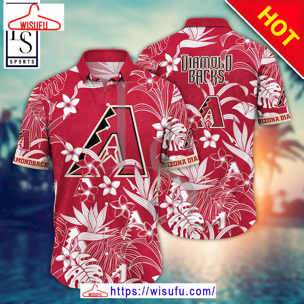 Arizona Diamondbacks Ml-b Summer Flower Aloha Hawaii Shirt, New Fashion Gifts