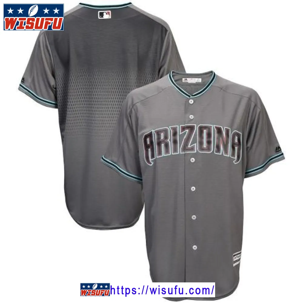 Arizona Diamondbacks Official Fashion Cool Base Team Jersey - Gray Teal