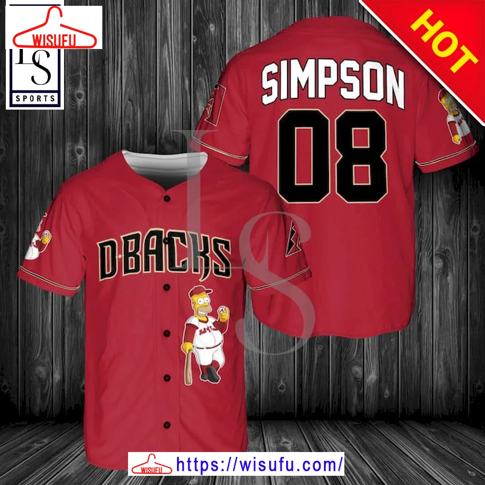 Arizona Diamondbacks Simpson Baseball Jersey, New Fashion Gifts