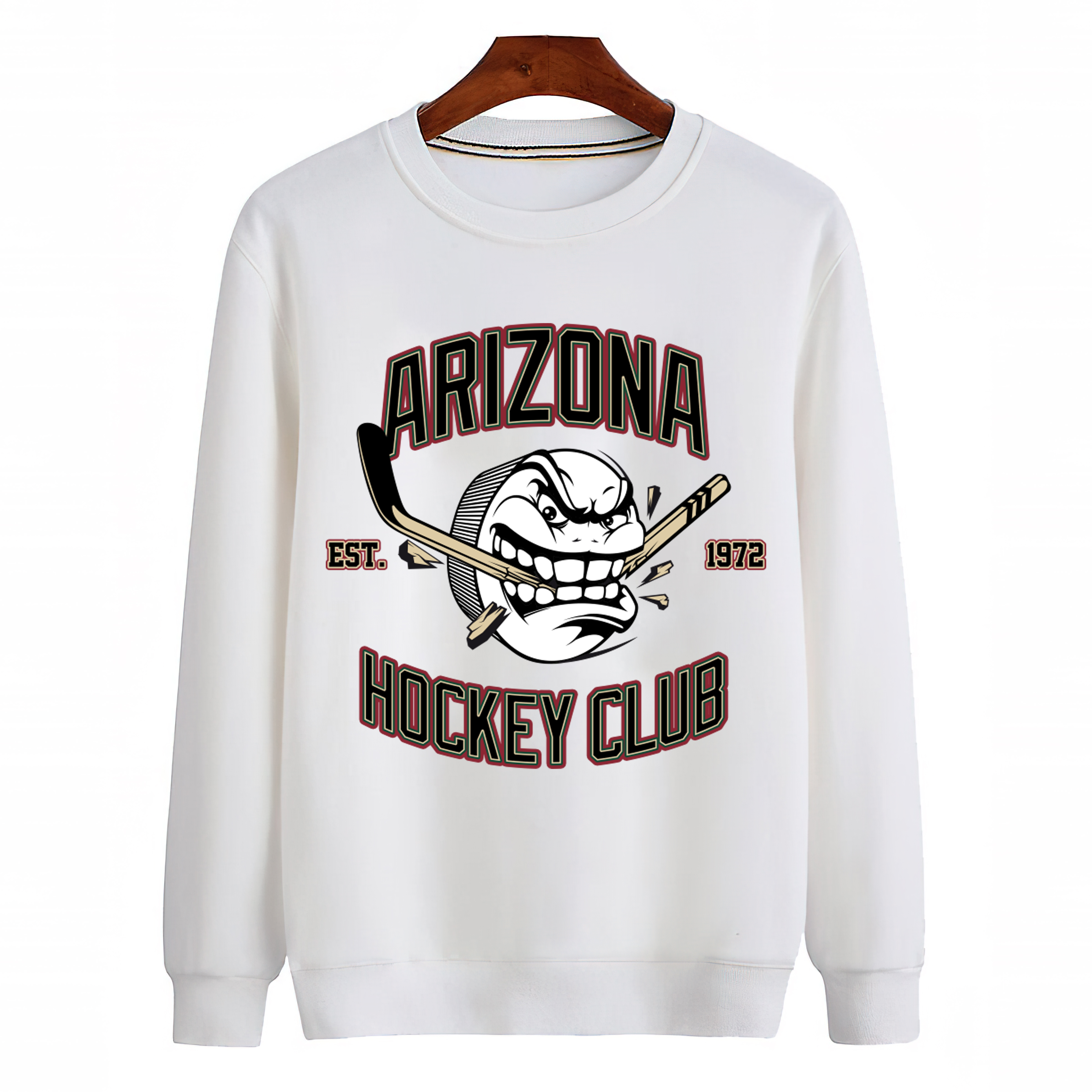 Arizona Hockey Club Unisex Sweatshirt-White