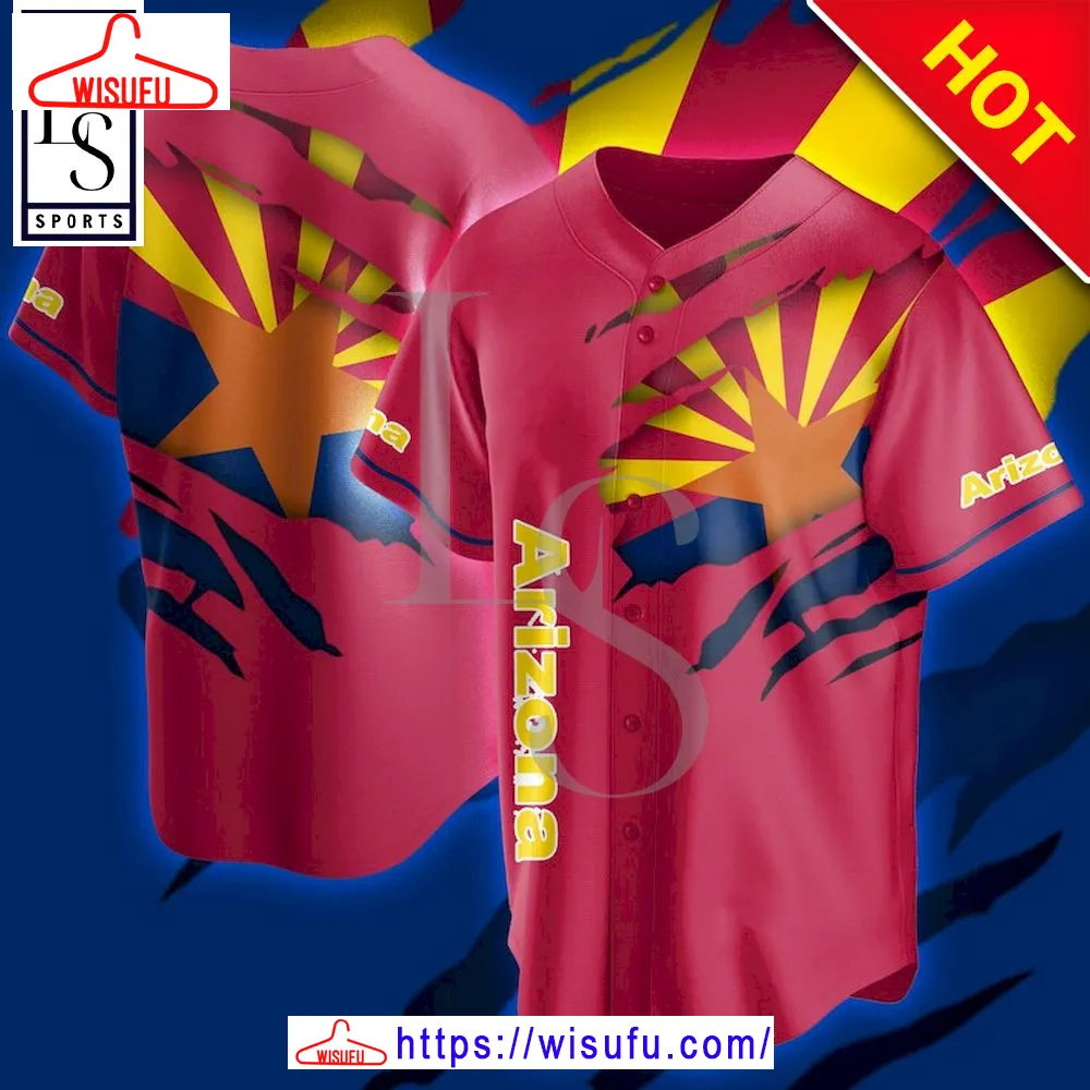 Arizona State Jersey Flag Shirt, New Fashion Gifts