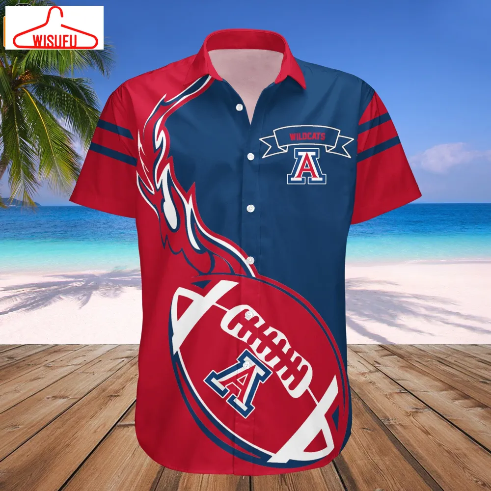 Arizona Wildcats Flame Ball Hawaiian Shirt, New Fashion Gifts