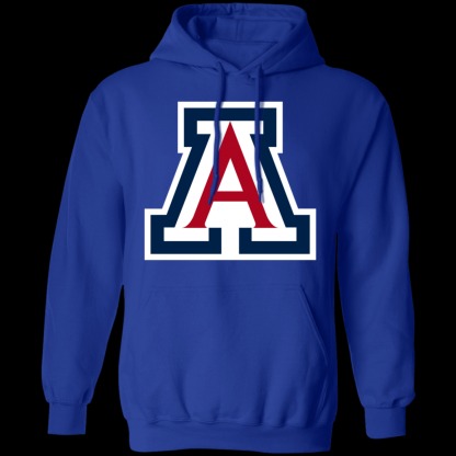 Arizona Wildcats Logo Unisex  Pullover Hoodie-Royal