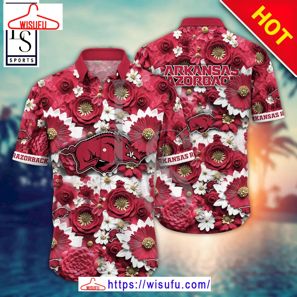 Arkansas Razorbacks Nc-aa Trending Summer Hawaiian Shirt, New Fashion Gifts