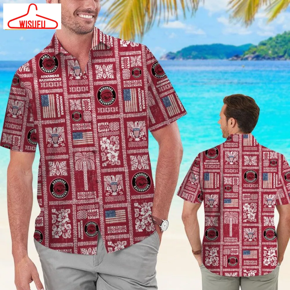 Arkansas Razorbacks Summer Commemorative Hawaiian Shirt, New Fashion Gifts