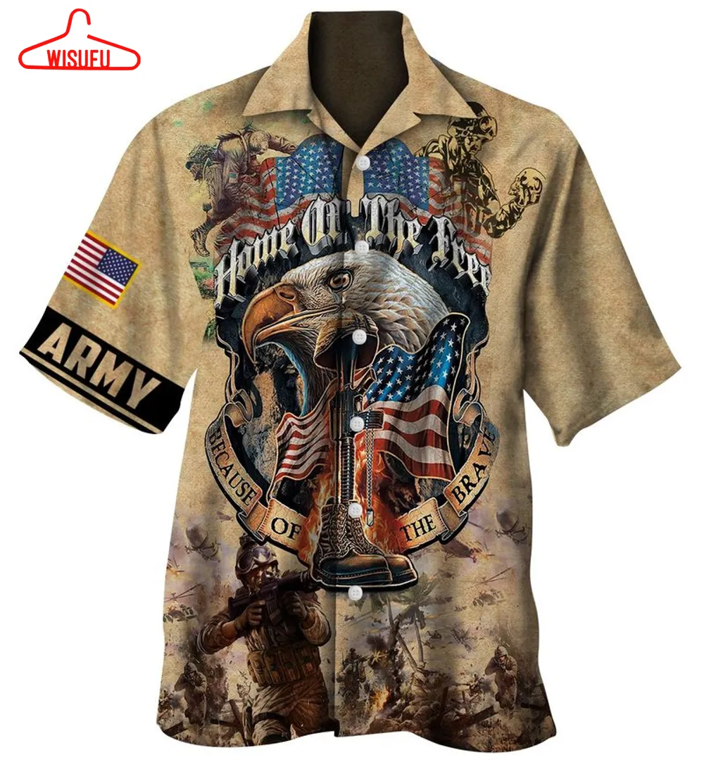 Army Veteran Hawaiian Shirt Pre13602, New Hawaiian Holiday Outfits, New Fashion Gifts