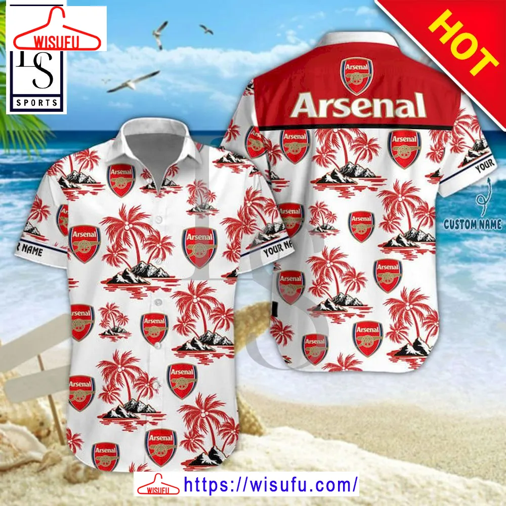 Arsenal Fc Island Hawaiian Shirt, New Fashion Gifts