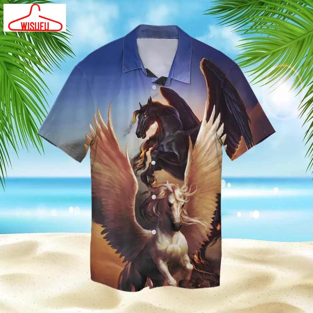 Artistic Horse Hawaiian Shirt Pre11169, New Hawaiian Holiday Outfits, New Fashion Gifts