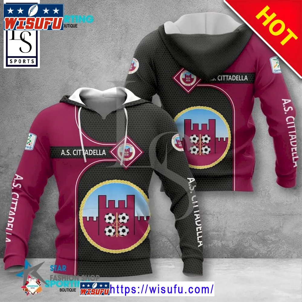 As Cittadella Italy Hoodie 3d