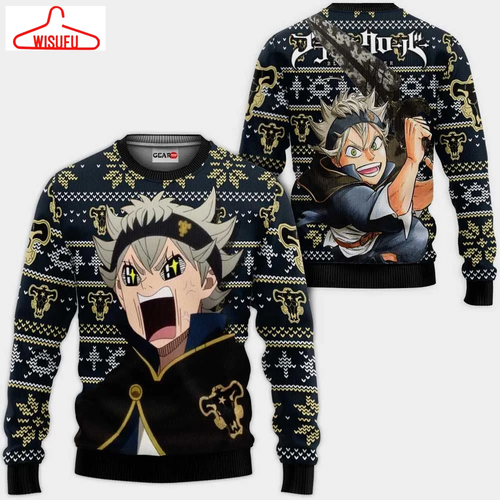 Asta Ugly Christmas Sweater Anime Gifts Funny, Anime Ugly Christmas Sweater Gift For Family