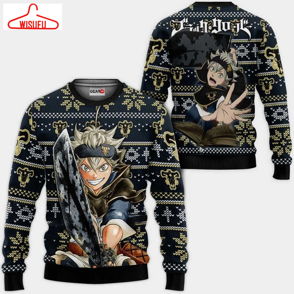 Asta Ugly Christmas Sweater Anime Gifts, Anime Ugly Christmas Sweater Gift For Family