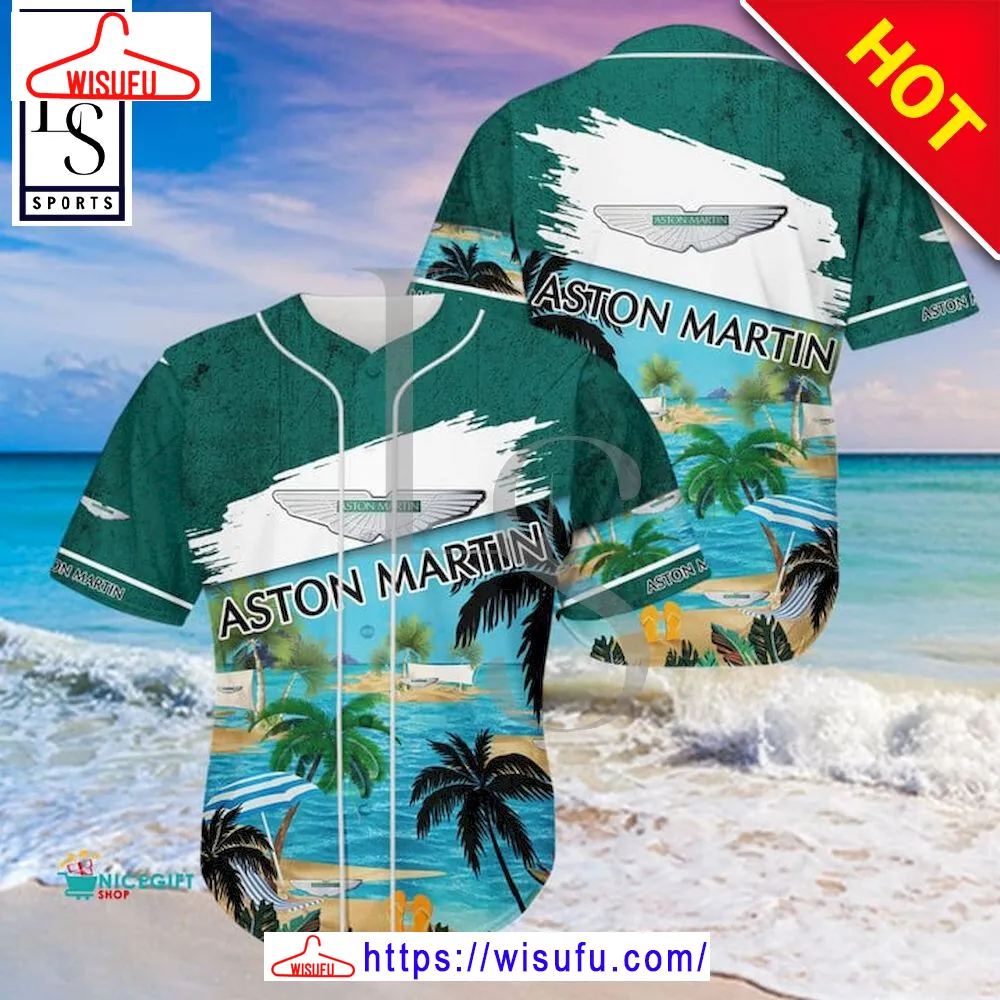 Aston Martin Aloha Island Baseball Jersey, New Fashion Gifts