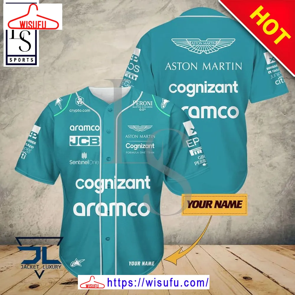 Aston Martin Cognizant F1 Team Personalized Baseball Jersey, New Fashion Gifts